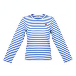 꼼데가르송 COMME DES GARCONS 미니 레드와펜 스트라이프 여성 긴팔티셔츠 AZ T217 051 1