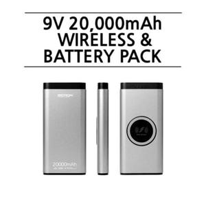 여행용배터리 SICRON 무선충전 보조배터리 12V 20000mAh BPQ-20000Q
