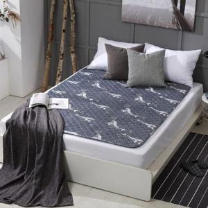 전자파없는전기장판 전기매트 무자계 돌고래그레이 싱글/온열 전기요 2인