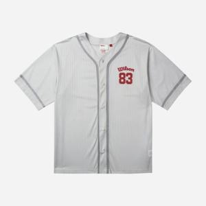 윌슨반팔티 VQA W251001NJK40-LGR 올라운더 메쉬 숏슬리브 셔츠