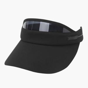 데상트골프썬캡 TQT DQ22WFSV41-BLKG 여성 UV컷 선바이저 / BLACK