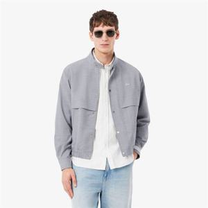 라코스테 남성 하이넥 가슴 절개 블루종 BH6267-56G_ACZ 446953