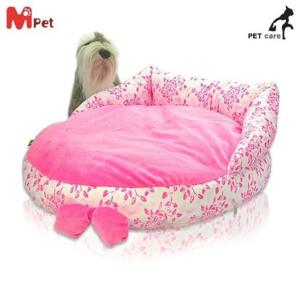 [반려] 엠펫 클레오파트라 핑크 등받이베드