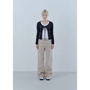 [게스]여성 칼라 와이드 팬츠(OQ2W5135)