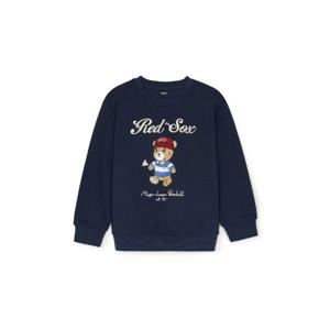 M MLB키즈긴팔티 GQC 7AMTC0151-43NYS 모노베어 아트웍 맨투맨 보스턴 레드삭스