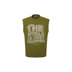 디스커버리나시티 TQT DMSW77053-OLD 핫썸머 남성 그래픽 슬리브리스 워터티셔츠