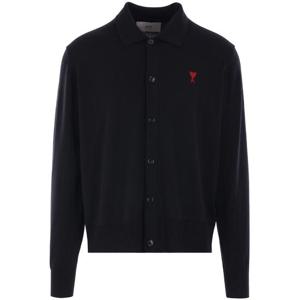 25SS 하트 로고 자수 폴로 가디건 HKC211 KN0025 001