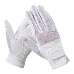 M 핑골프장갑 NQC 121E2GV051_WH 여성 메쉬 양손 장갑