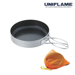[유니프레임] 산 프라이팬 17cm 667651/캠핑식기