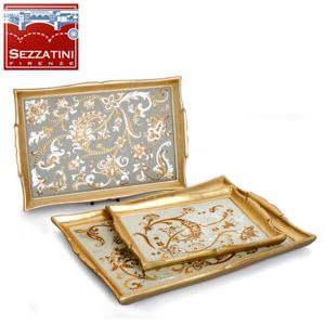 [세자티니] 보리얼 사각 쟁반 3종세트 (대+중+소)