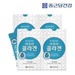 종근당건강 아쿠아 피쉬 저분자 콜라겐 30포 4박스(120포)