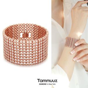 [타뮤즈] 로즈블룸-B9015B-테니스 팔찌