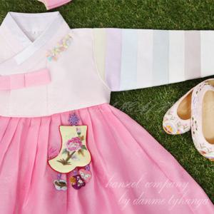 [한설한복]1519.S 여아들의사랑스런 분홍분홍여아한복