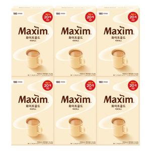 맥심 화이트골드 1080T (180T 6개) / 대용량 커피믹스