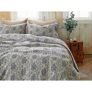 [위스홈]워싱린넨침구 K이불세트 (베이지들꽃2)