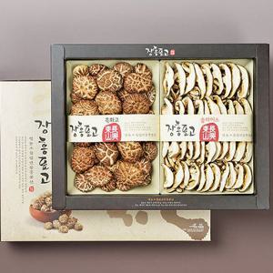 장흥표고 흑화고혼합세트2호(흑화고200g,슬라이스150g)