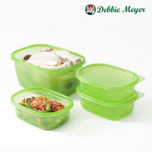 데비마이어 그린박스 밀프랩 반찬통 냉장고정리 소분용기 473ml 3p + 1.8L 1p