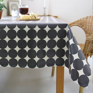 빈티지 도트 방수 테이블보(4인)