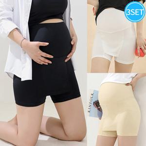 쿨 스판 Y라인방지 임부속바지 3종세트
