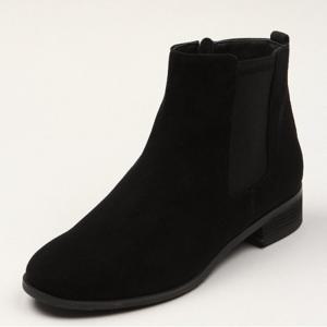 [탠디] 여성화 베스트 세미정장 플랫 첼시부츠 716728 블랙(세무