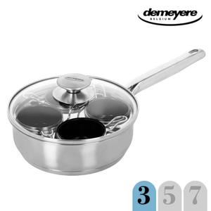 드메이어 레스토 3 신형 스텐 낮은편수냄비 18cm 수란팬 겸용