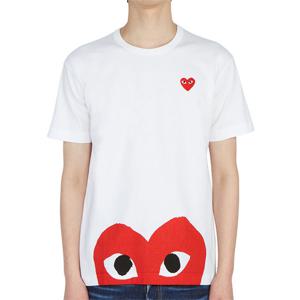 [꼼데가르송] 레드 와펜 AZ T034 051 1 남자 반팔티셔츠