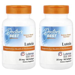해외배송 Doctors Best 닥터스베스트 루테인 루테맥스 2020 20mg 180정 2개 Lutein Lutemax