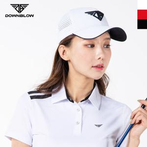 다운블로우 여성 로고포인트 메쉬 골프 캡모자 7001W
