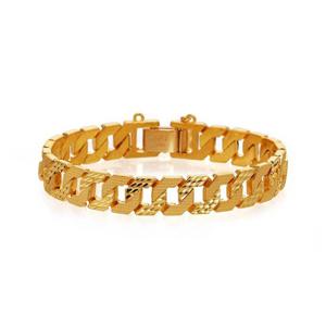 [한국금다이아몬드] 남자 순금 팔찌 팔각콤비 면 체인 24K 112.5g 18K장식