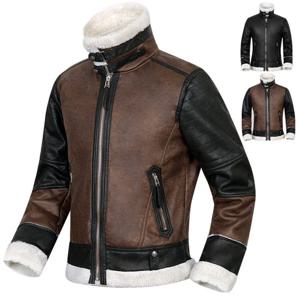 하이넥 버튼 양털 무스탕 자켓