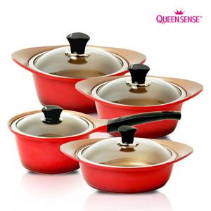 퀸센스 러블리냄비4종/편수18,양수20,양수24,전골24cm