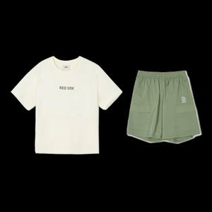 [엠엘비키즈] 아웃도어 반팔 티셔츠 세트 (7AS1CP243 43KAL) 7AS1CP243