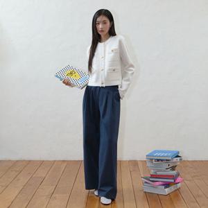 [잇미샤] 잇미샤 코튼혼방 투턱 와이드 팬츠 ITP2ZPT790 ITP2ZPT790