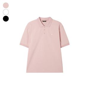 [게스] 남성 세미오버핏 카라 반팔티 NP2KE411