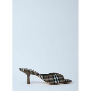 26 SS 버버리 여성 체크 힐 뮬  bur0259016gry