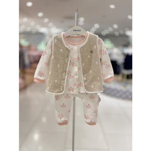 [압소바] (출산백일돌선물)투라랑내의미링실내조끼세트(25가을) (S3A2C10389) S3A2C103