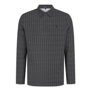 [파리게이츠] (511E3TO205)남성 자카드 하프 버튼 긴팔 티셔츠 511E3TO205