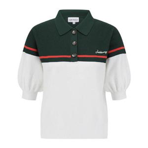 [파리게이츠] (521E3SWJ22)여성 잭바니 투톤 배색 와플 조직 니트 521E3SWJ22