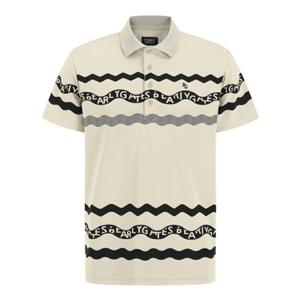 [파리게이츠] (511E3TSA22)남성 로고 웨이브 패턴 카라 반팔 티셔츠 511E3TSA22