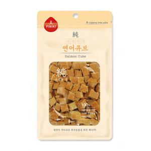 피니키 순육포 사각사각 연어 큐브 80g