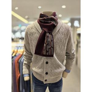 [닥스셔츠] 노티그 캐시미어100 양면 쁘띠 머플러 (OLW1ACF2106R1) OLW1ACF2106