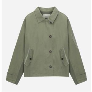 [써스데이아일랜드] (T256MJP1902W)셔츠카라 컬러블록 블루종 점퍼 T256MJP902