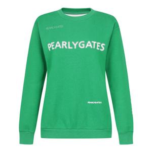 [파리게이츠] (521E4TSA84)여성 헤링본 멀티 로고 프린팅 긴팔 티셔츠 521E4TSA84