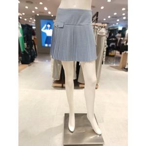 [파리게이츠] 26SS봄 여성 체크 패턴 플리츠 스커트 (521F1PC202BL) 521F1PC202