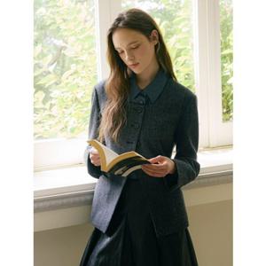 [올리브데올리브] OE5WJ9560 넥변형 헤링본 자켓 OE5WJ956