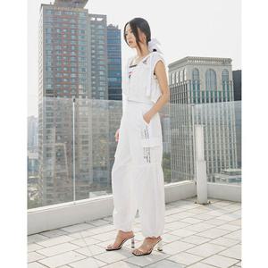 [에고이스트] ER3WP763 밑단 스트링 리본 카고 팬츠 (25년 가을) ER3WP763
