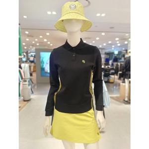 [파리게이츠] 26SS봄 여성 니트 하이브리드 요꼬 티셔츠 (521F1TO301BK) 521F1TO301