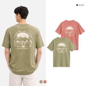 [NIX]유니) 30 S싱글-어드벤처 티셔츠(세미오버핏) (FNPMCTR783P)