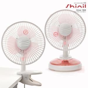 신일 20CM 집게형 탁상용 겸용 스탠드 미니 선풍기 2단풍속 3엽날개 소형선풍기 사무실 책상 아이들 공부방