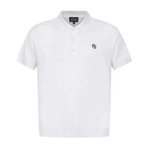 [파리게이츠] (511F1SR203)남성 사이드 메쉬 블록 카라 반팔 니트 511F1SR203